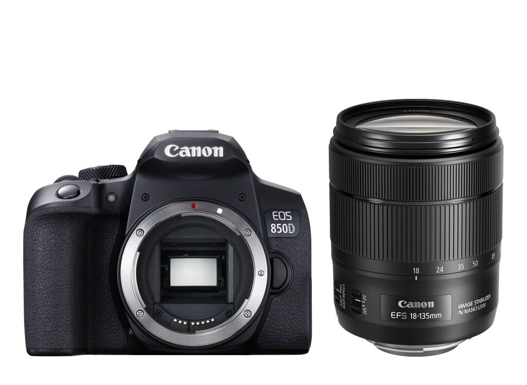 Canon EOS 850D + EF-S 18-135mm 1:3,5-5,6 IS USM