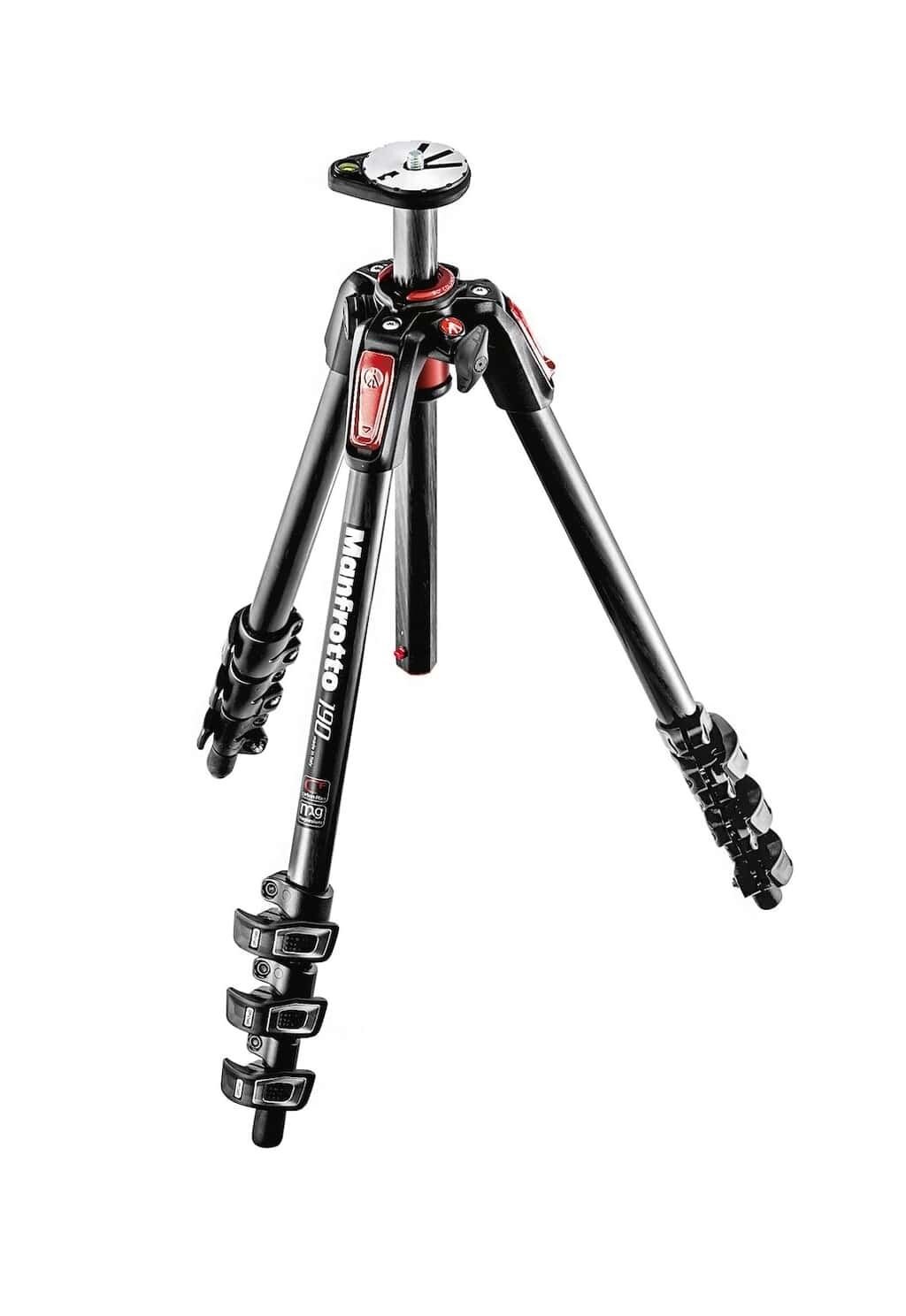 Manfrotto MT190CXPRO4 190 Carbon Stativ QPL, 4 Segmente