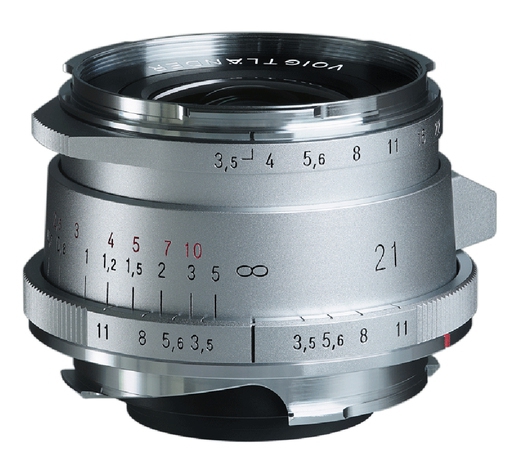 Voigtländer VM 21mm 1:3,5 Color Skopar asph. Type II silber