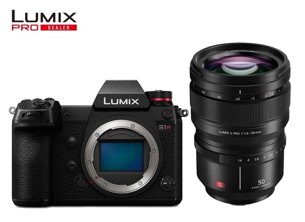 Panasonic LUMIX DC-S1R (DC-S1RE-K) + LUMIX S PRO 50mm 1:1,4 (S-X50E)