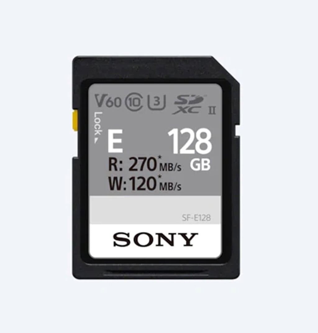 Sony SDXC 128GB Cl10 UHS-II U3 V60 270/120 MB/s Speicherkarte