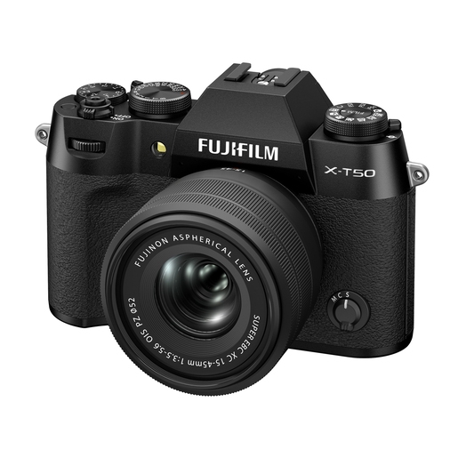 Fujifilm X-T50 schwarz + XC 15-45mm 1:3,5-5,6