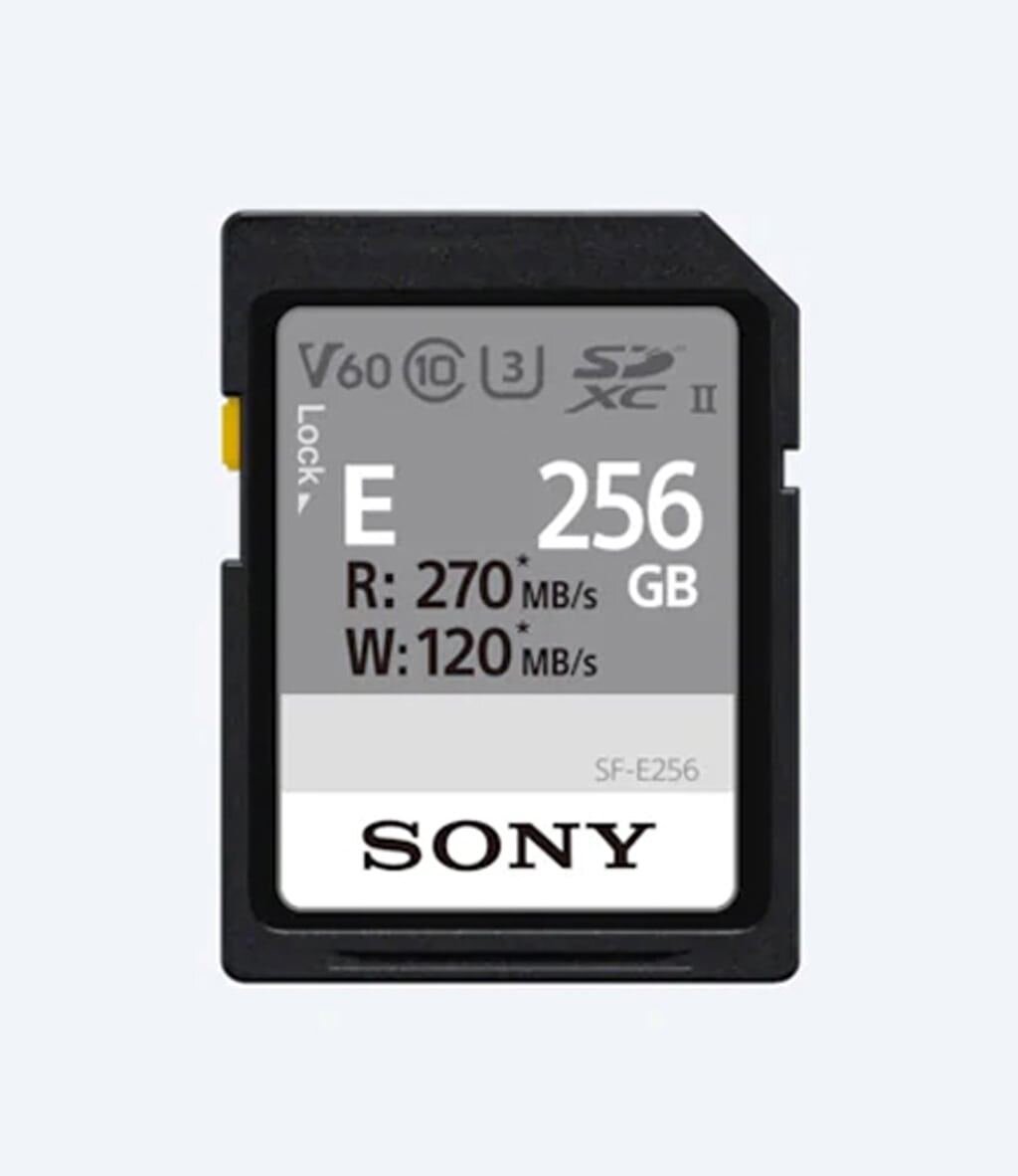 Sony SDXC 256GB Cl10 UHS-II U3 V60 270/120 MB/s Speicherkarte