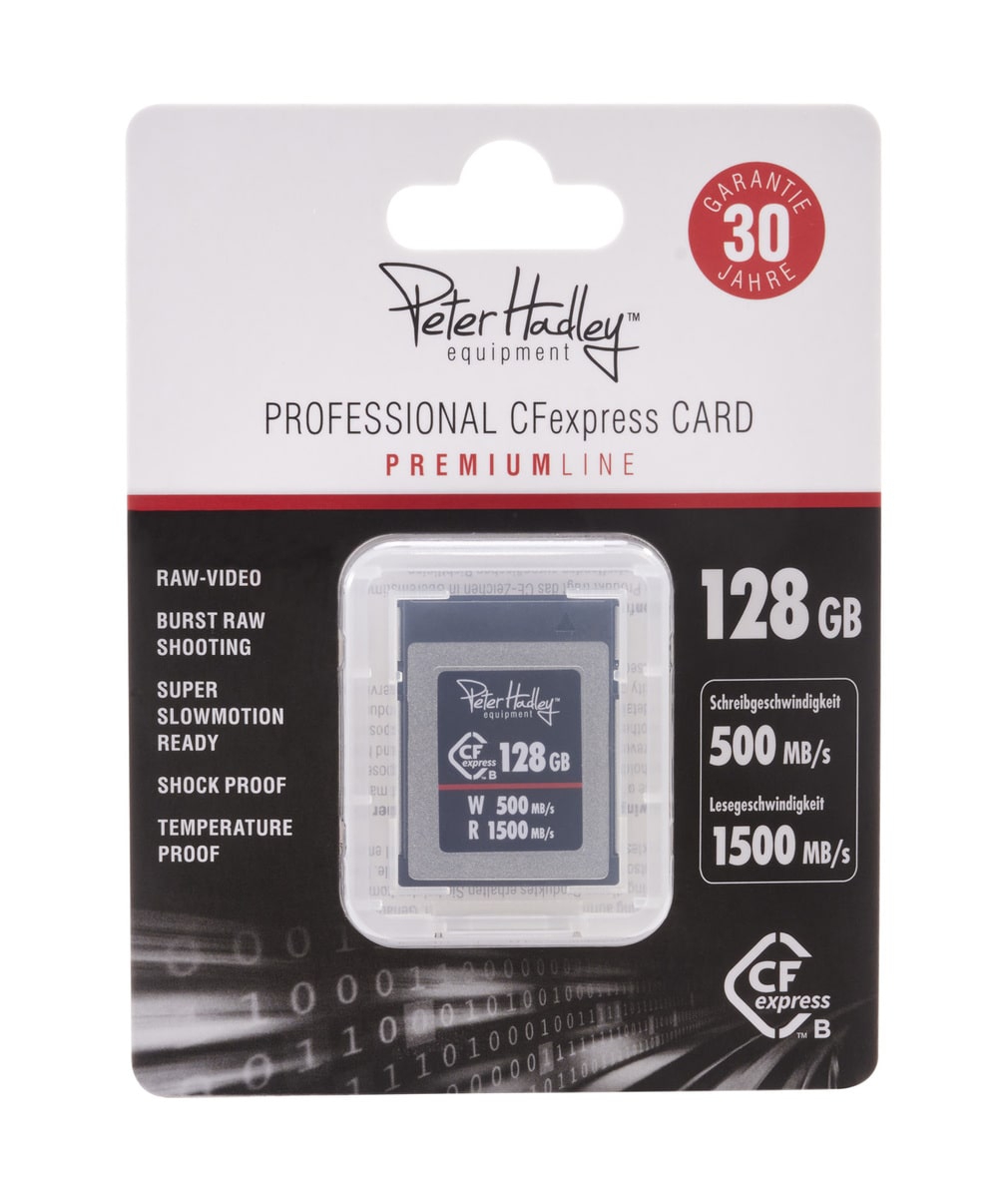 Peter Hadley CFexpress Profi 128GB 1500/500 MB/s Typ-B