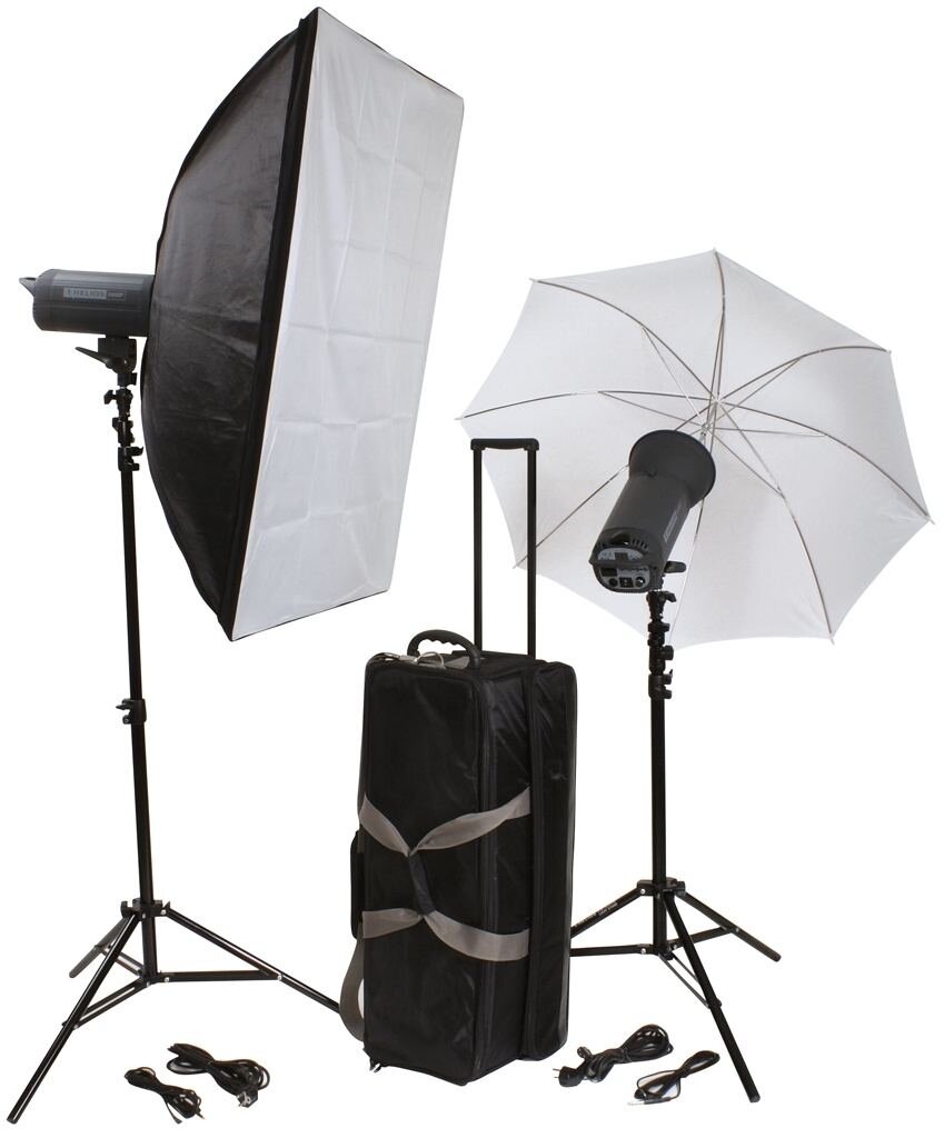 Helios 600P II Profi Blitzstudio 2er Set