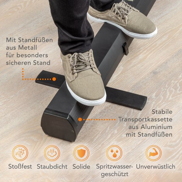 Walimex Roll-Up Panel Hintergrund blau 155x200