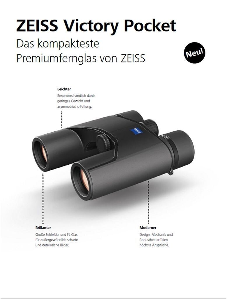 ZEISS Victory Pocket 8x25 schwarz