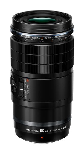 OM System M.Zuiko ED 90mm 1:3,5 Macro IS Pro schwarz