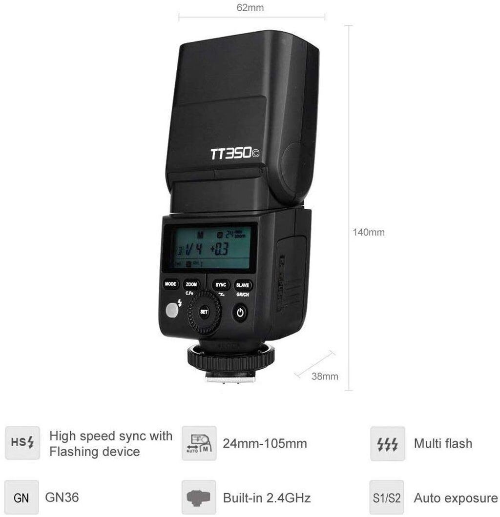 Godox TT350N Blitzgerät für Nikon