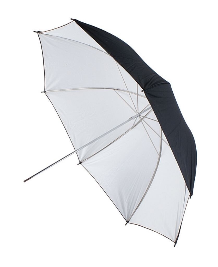 Helios Studioschirm 100cm, weiß (außen schwarz)