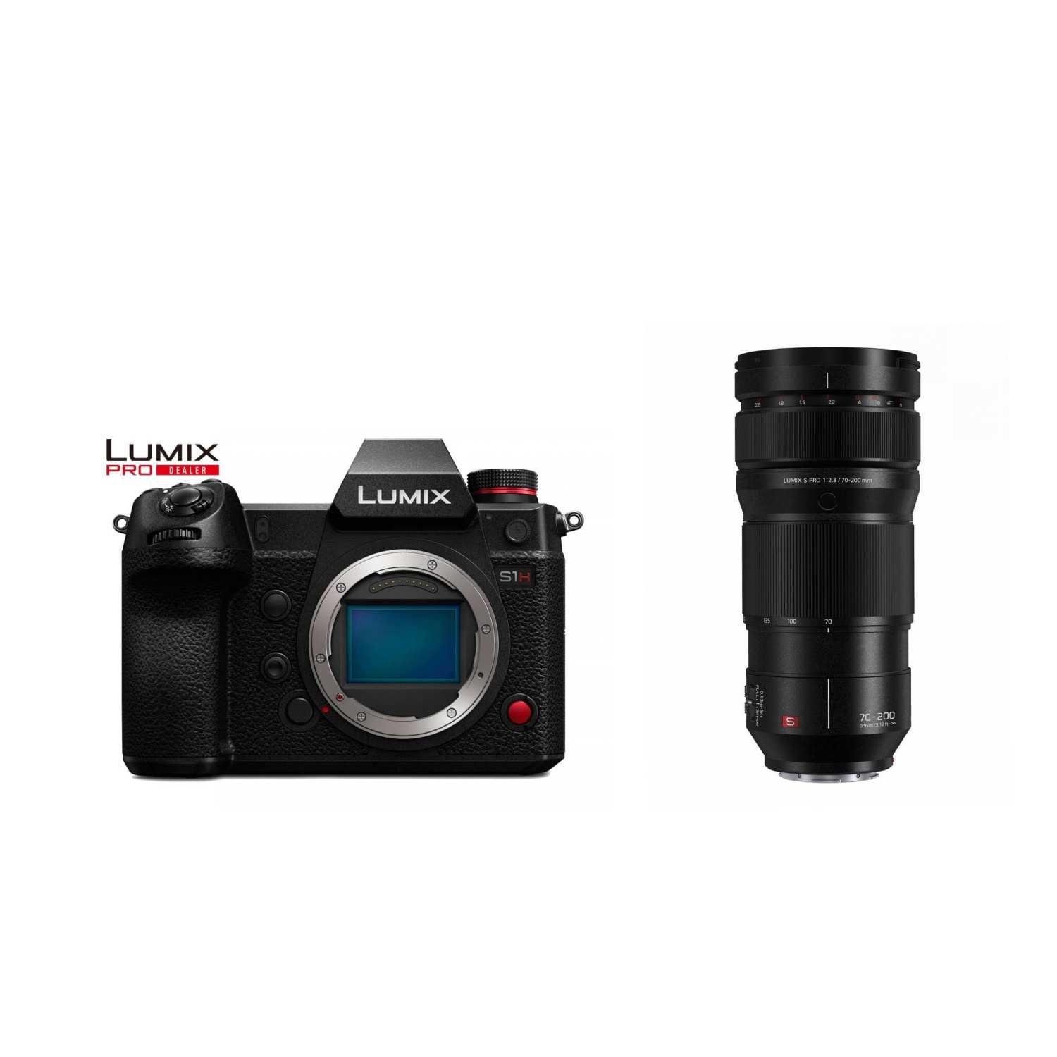 Panasonic LUMIX DC-S1H + LUMIX S PRO 70-200mm 1:2,8 OIS (S-E70200E)