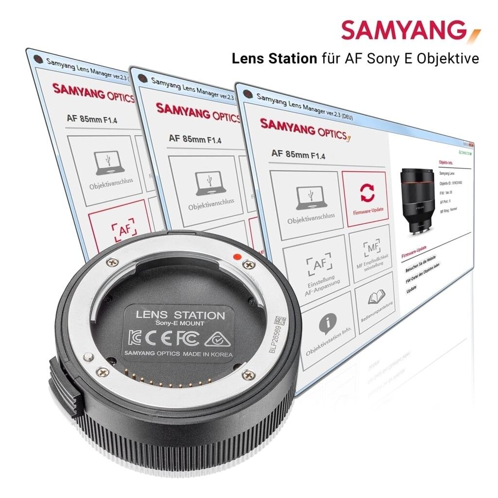 Samyang Lens Station für AF Objektive Sony E-Mount