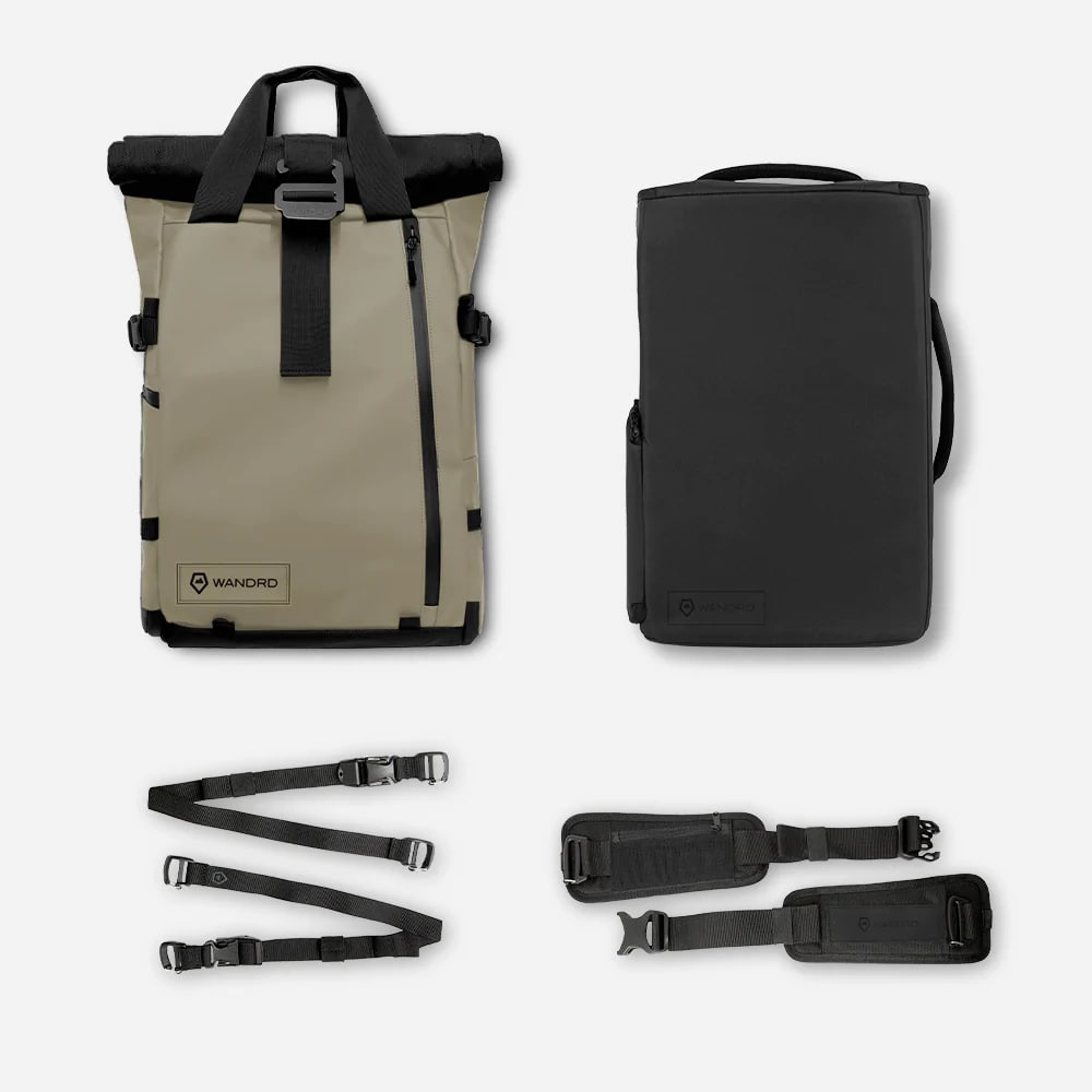WANDRD THE PRVKE 31-Liter Pro Photography Bundle Tan V3