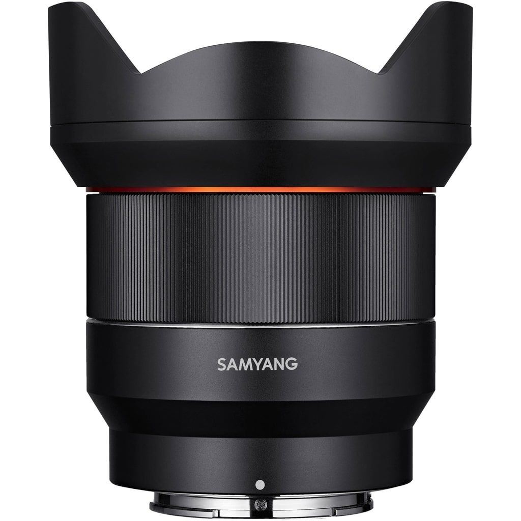 Samyang AF 14mm 1:2,8 + Lens Station für Sony FE