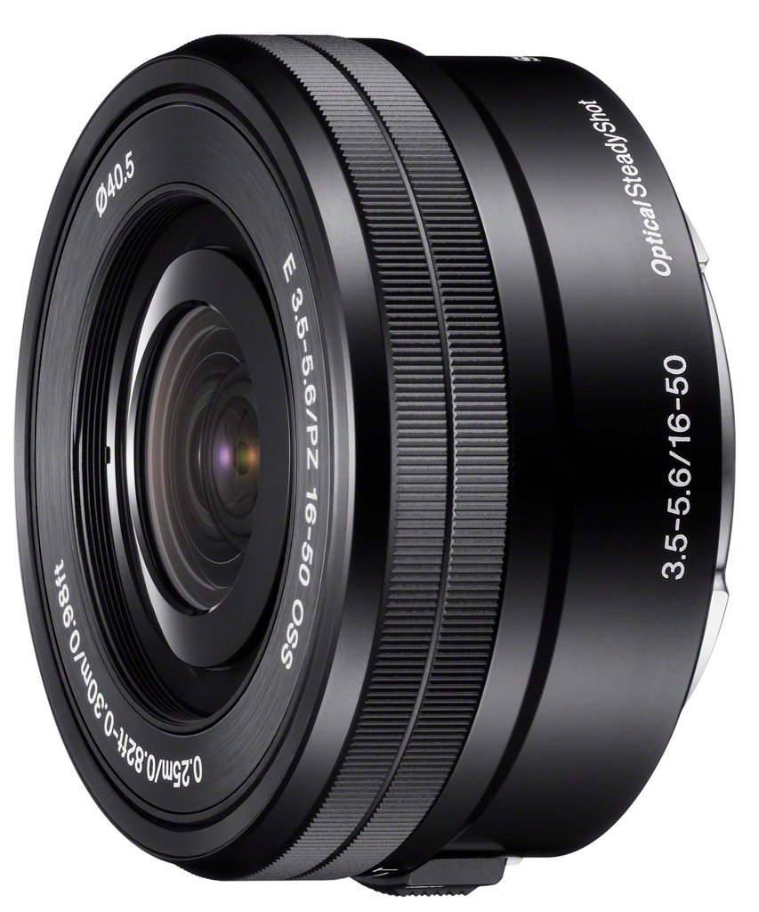 Sony SEL-P 16-50mm silber  1:3,5-5,6 OSS PZ (SELP1650) E-Mount aus Set