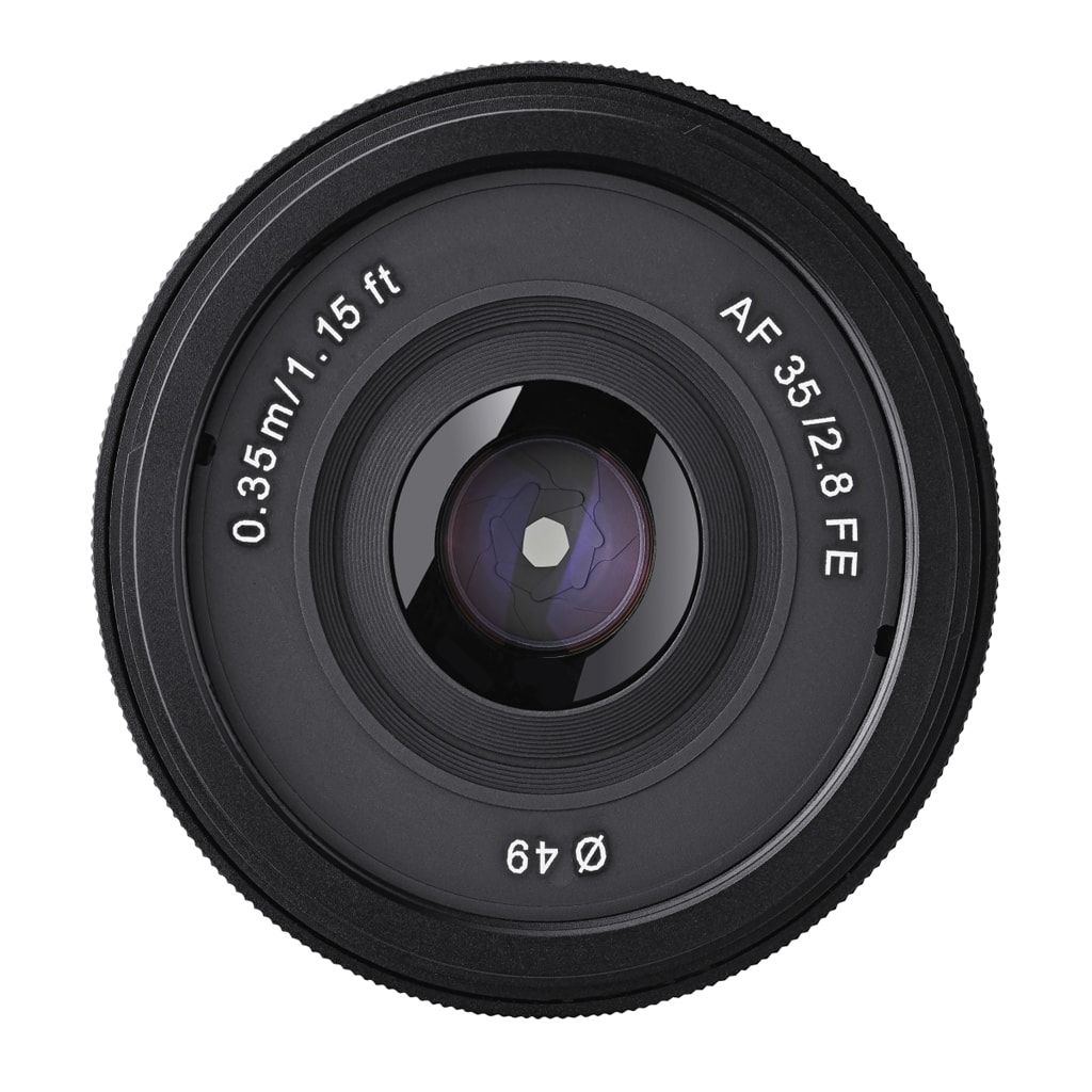 Samyang AF 35mm 1:2,8 FE inkl. Lens Station für Sony E