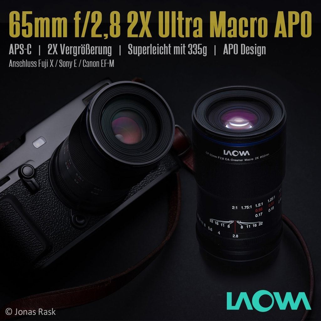 LAOWA 65mm 1:2,8 2X Ultra Macro APO für Fujifilm X