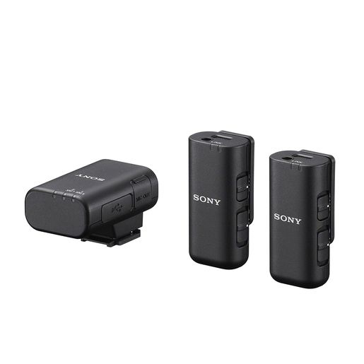 Sony Alpha ZV-E10 schwarz + Sony E PZ 16-50mm 1:3,5-5,6 OSS + Sony ECM-W3 kabelloses Mikrofonsystem