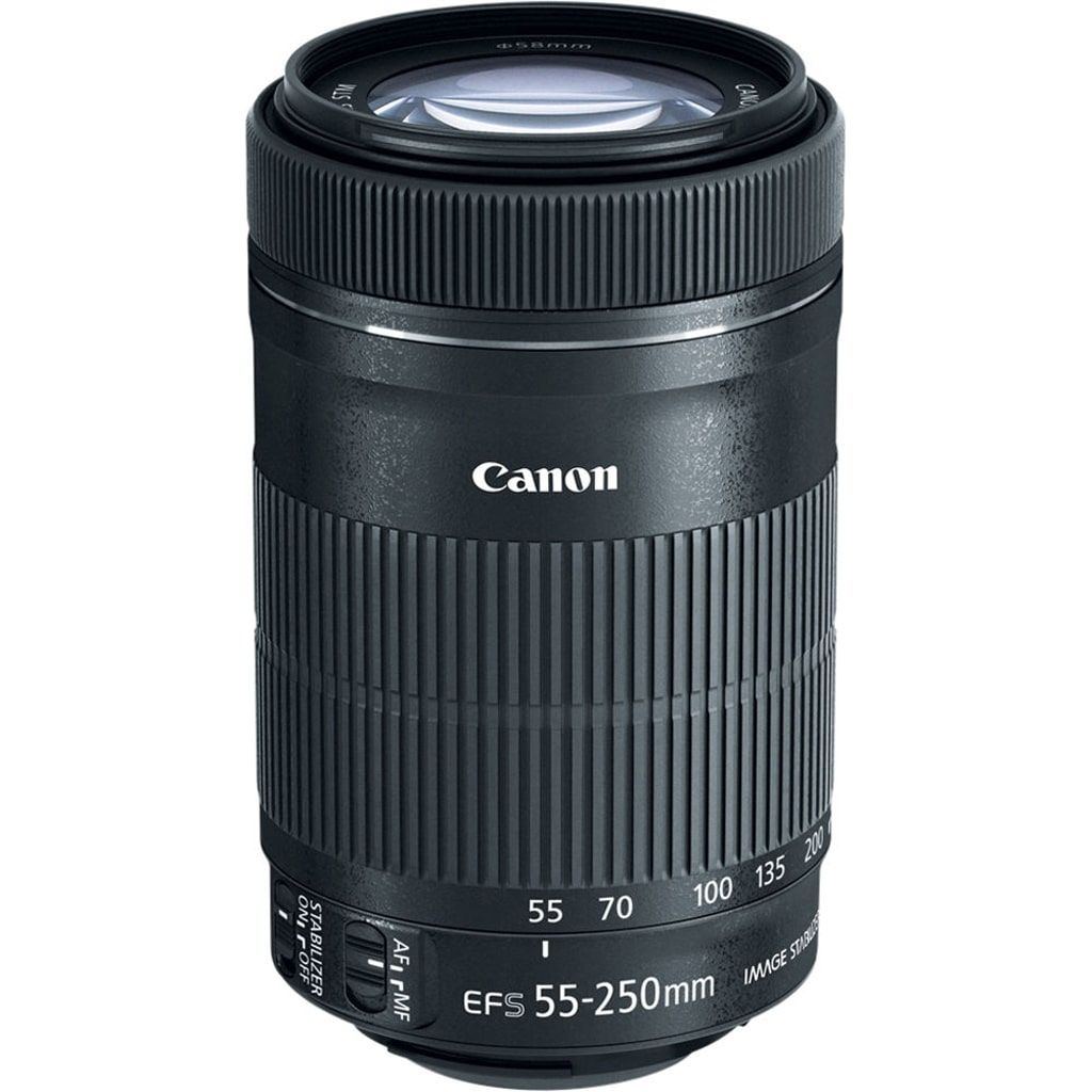 Canon EF-S 55-250mm 1:4-5,6 IS STM aus Set