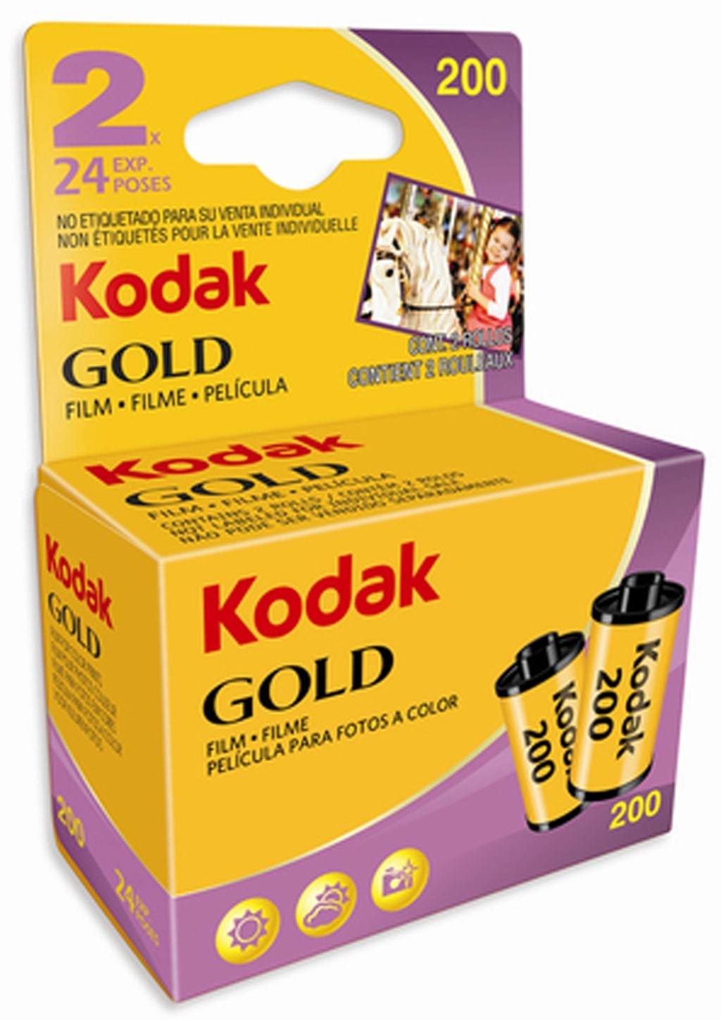Kodak Film Gold 200 135/24 3er Pack