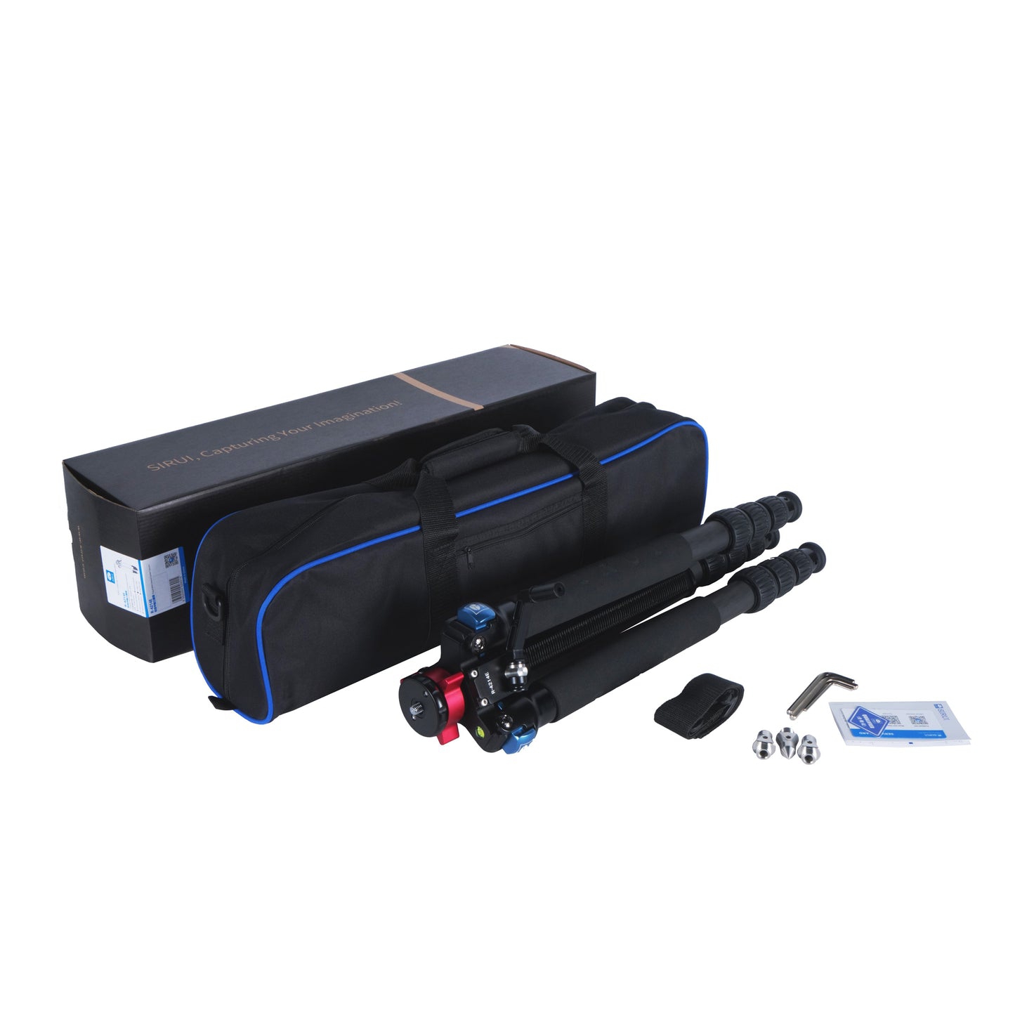 SIRUI R-4214E Reporter E - Dreibeinstativ Carbon 178 cm mit verzahnter Mittelsäule