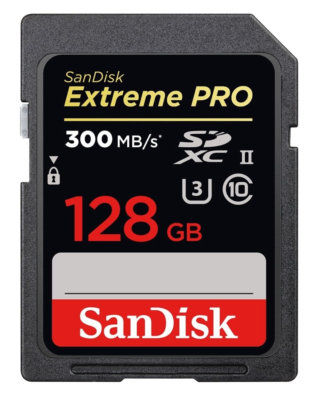 SanDisk Extreme Pro SDXC 128GB UHS-II 300MB/s V90