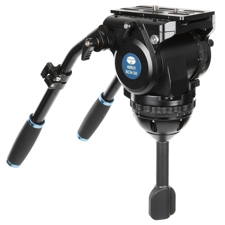 SIRUI BCT-3202 Broadcasting-Dreibeinstativ Stativ 10x Carbon  mit Videoneiger/-kopf BCH-30