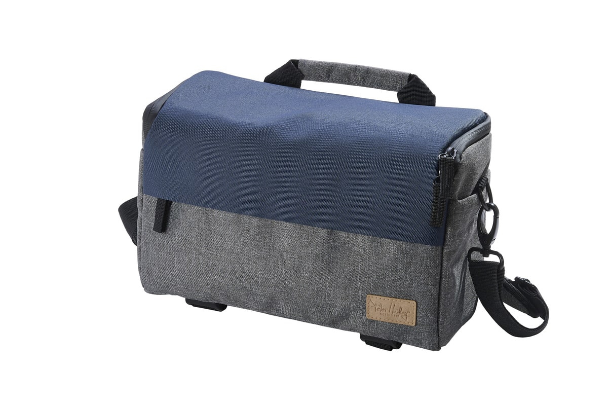 Peter Hadley Tasche Helsinki 400 blau anthrazit