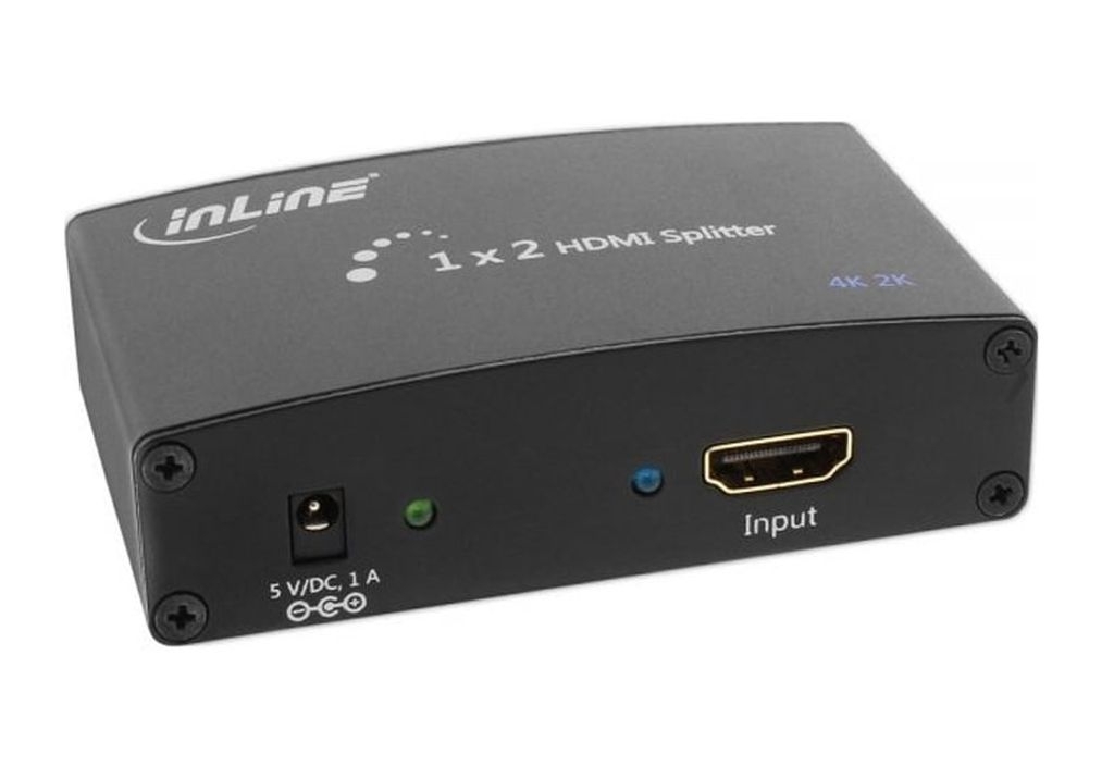 inLine HDMI Splitter/Verteiler 2-fach 4K 2K kompatibel