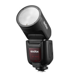 Godox V1PRO O Rundblitzgerät + Akku für Oly/Pan
