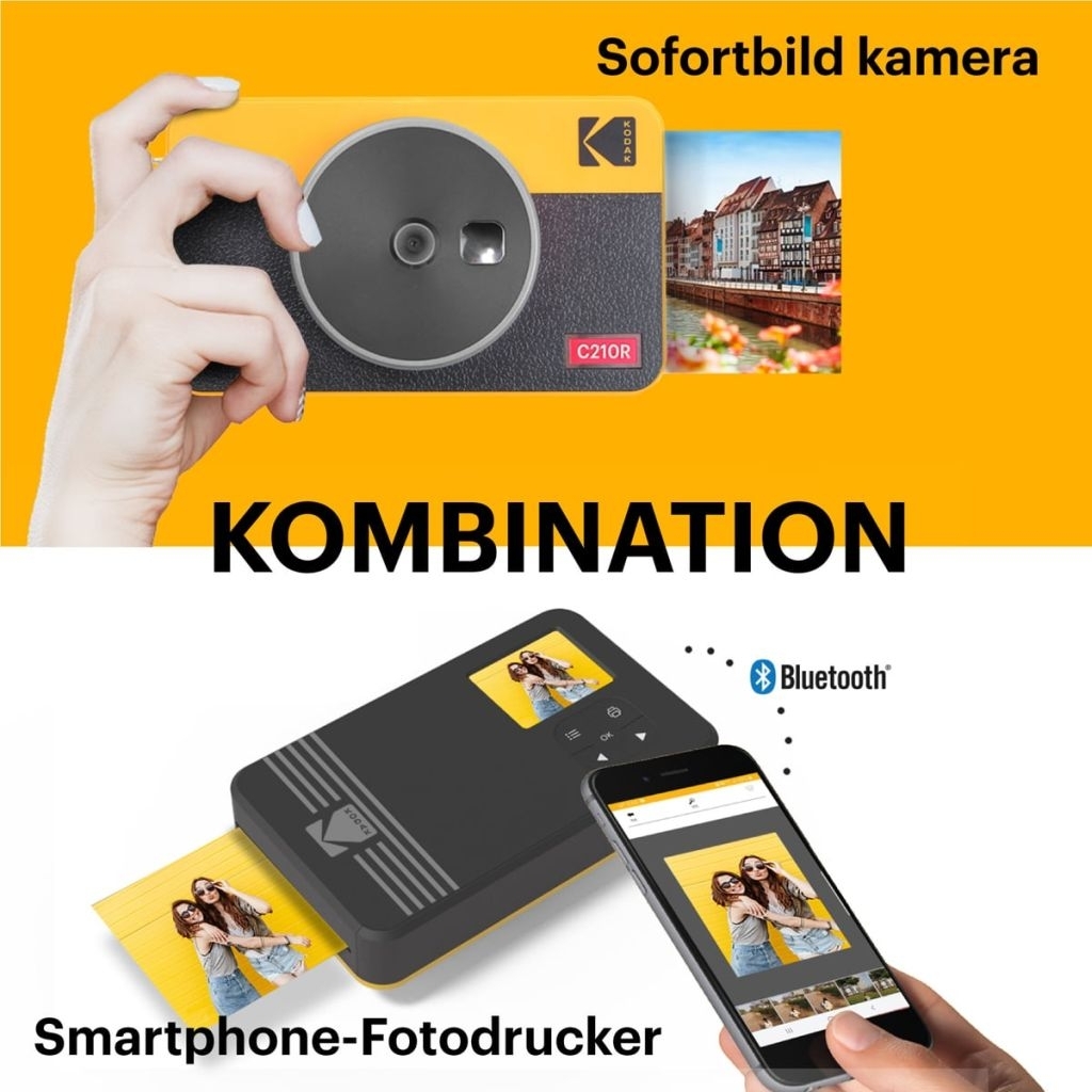 Kodak Mini Shot Combo 2 Retro weiß ⏩ bei Fotomax in Nürnberg & Berlin