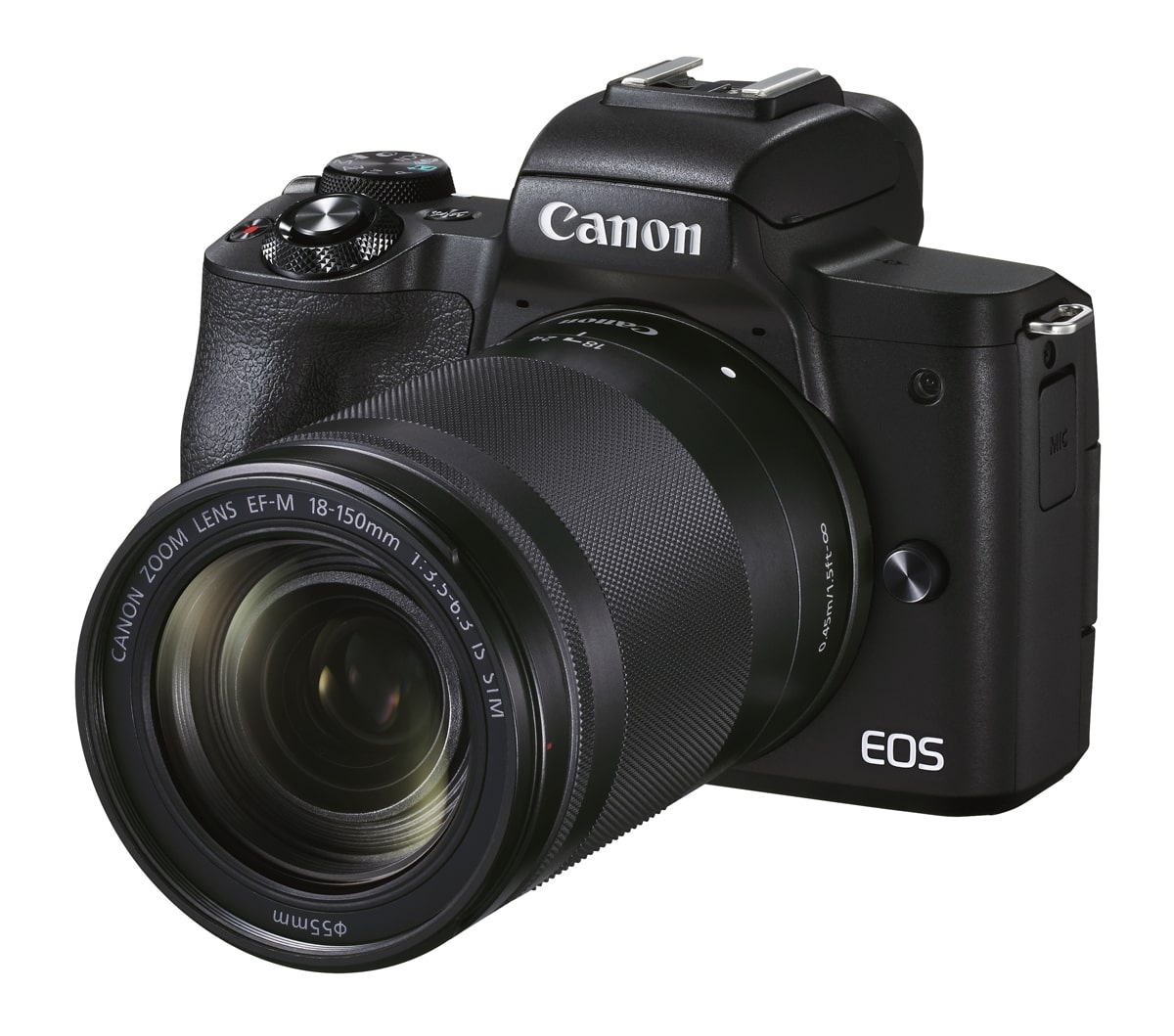 Canon EOS M50 II schwarz + EF-M 18-150 mm IS STM