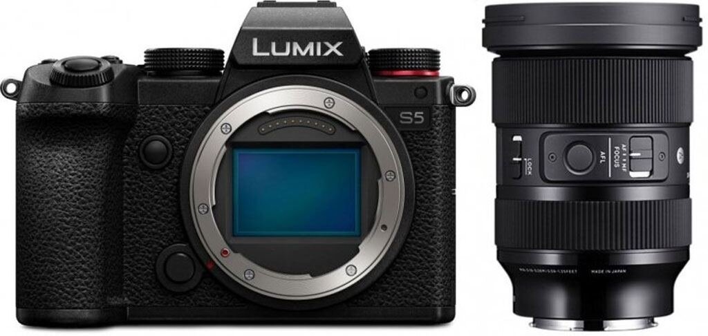 Panasonic LUMIX DC-S5 (DC-S5E-K) + Sigma 24-70mm 1:2,8 DG DN Art für L-Mount