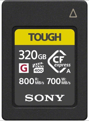 Sony CFexpress 320GB Typ A (800/700 MB/s) Speicherkarte