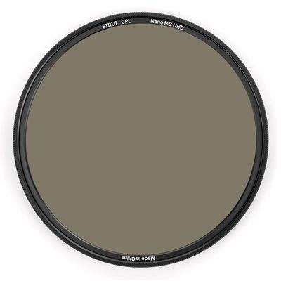 SIRUI CPL67A Polfilter 67mm Ultra Slim Nano MC zirkular Polfilter Aluminium schwarz, Schottglas