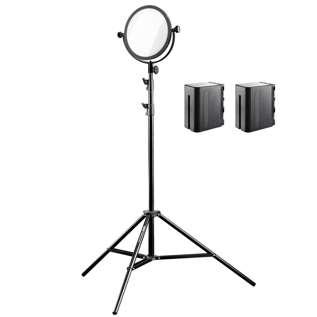 Walimex Pro Soft LED 300 Round Bi Color Set 2