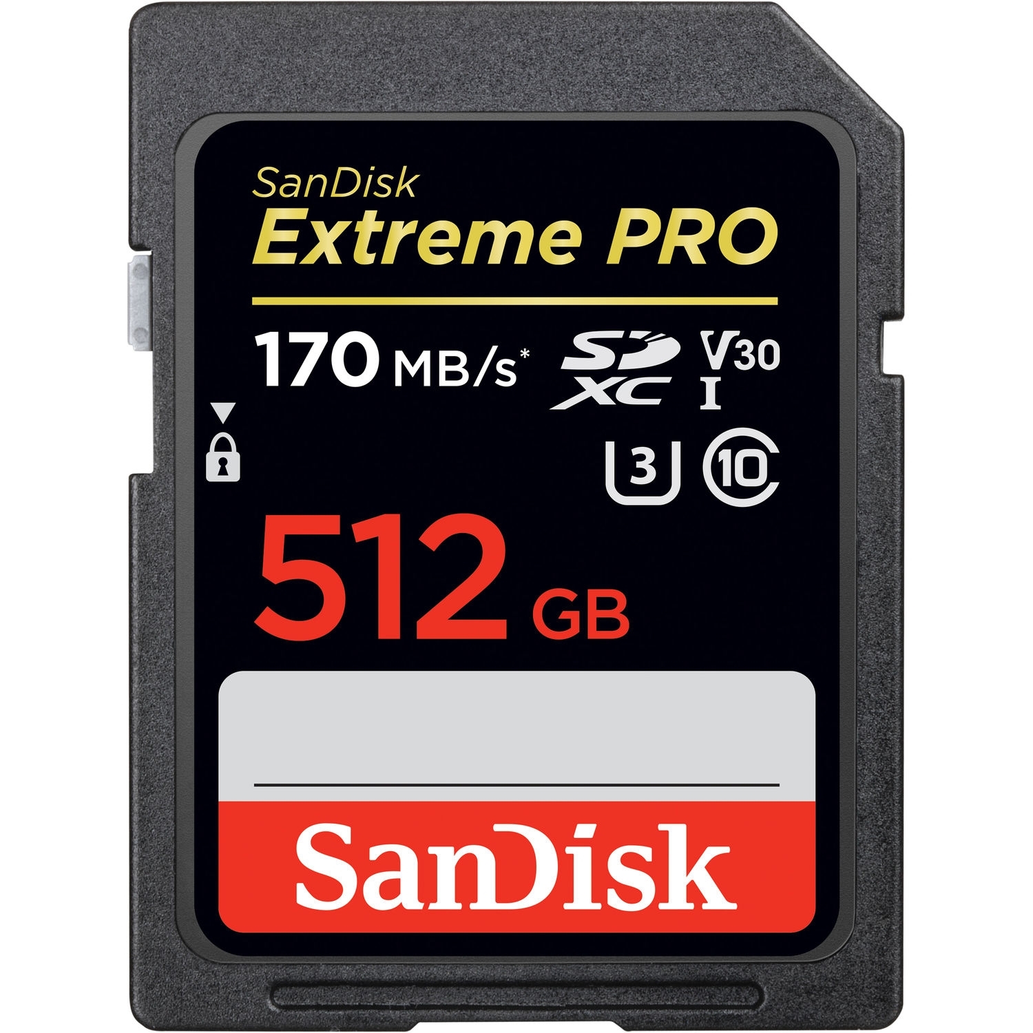 SanDisk Extreme Pro SDXC 512 GB 170MB/s V30 UHS-I U3