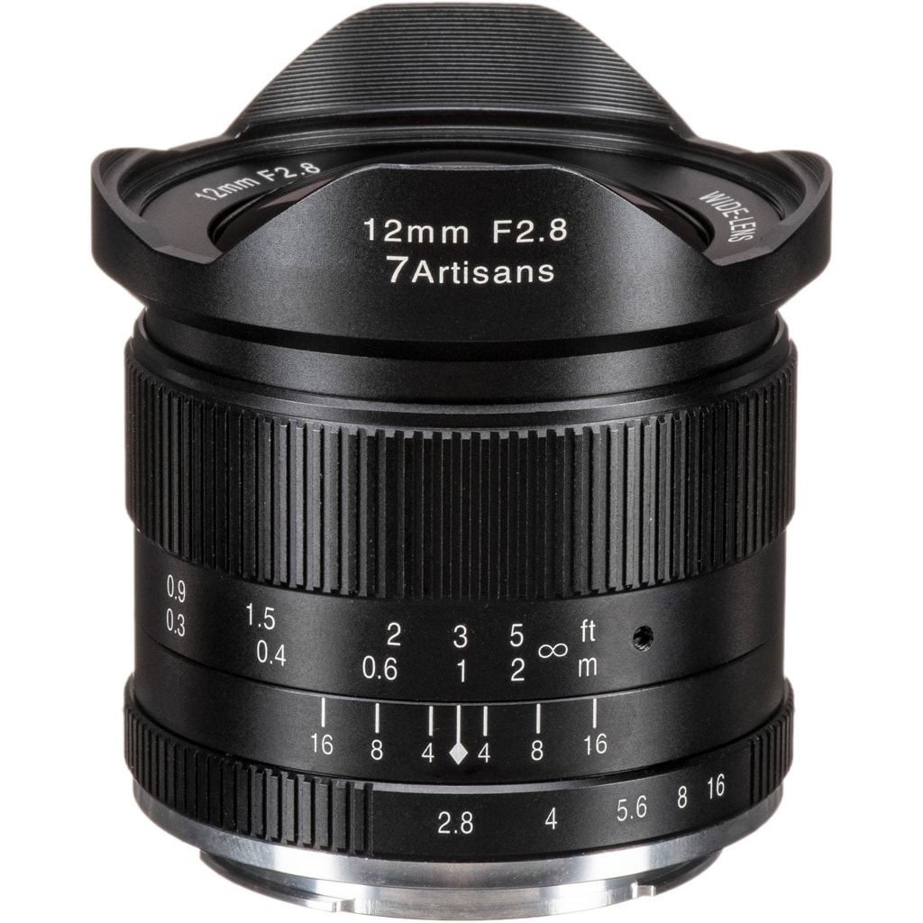 7Artisans 12mm 1:2,8 für Fuji X schwarz