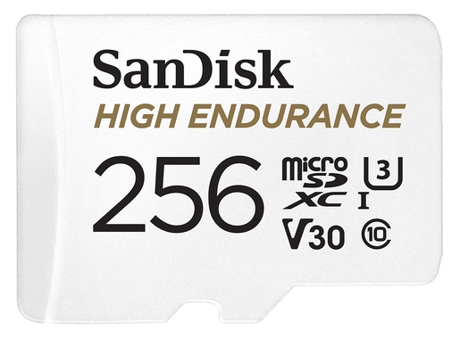 SanDisk micro SDXC High Endurance 256GB 100MB/s + Adapter