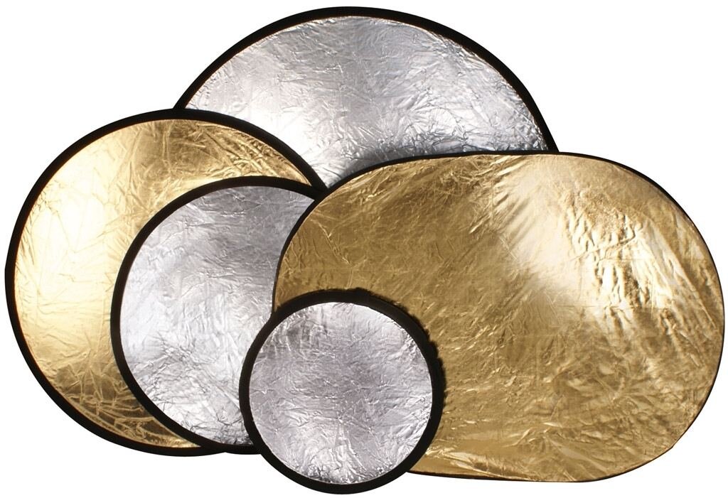 Helios Faltreflektor silber/gold 56cm