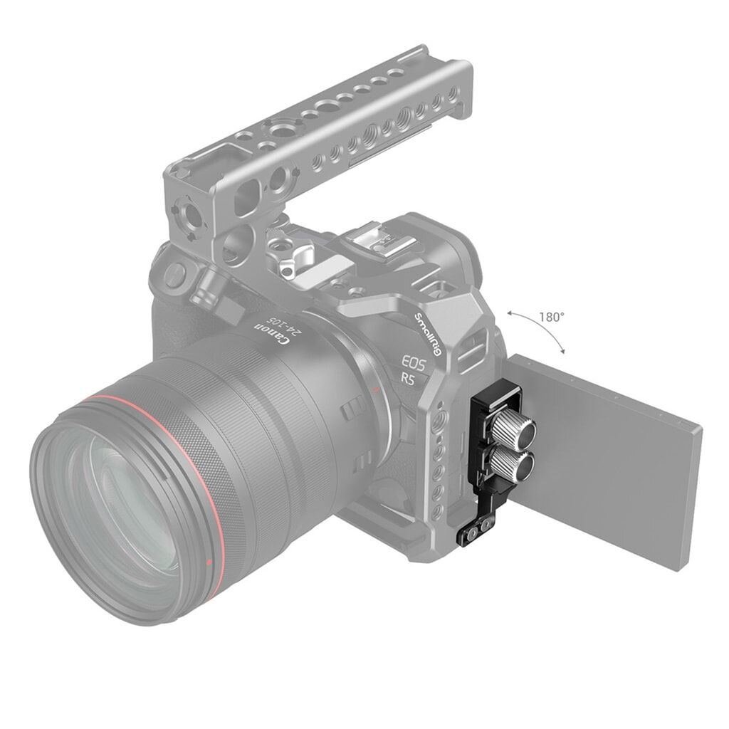 SmallRig 2981 HDMI- und USB-C-Kabelklemme für Canon EOS R5 / EOS R6