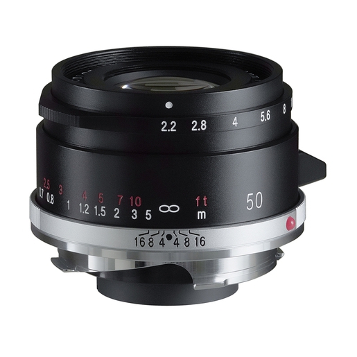 Voigtländer VM 50mm 1:2,2 Color Skopar schwarz