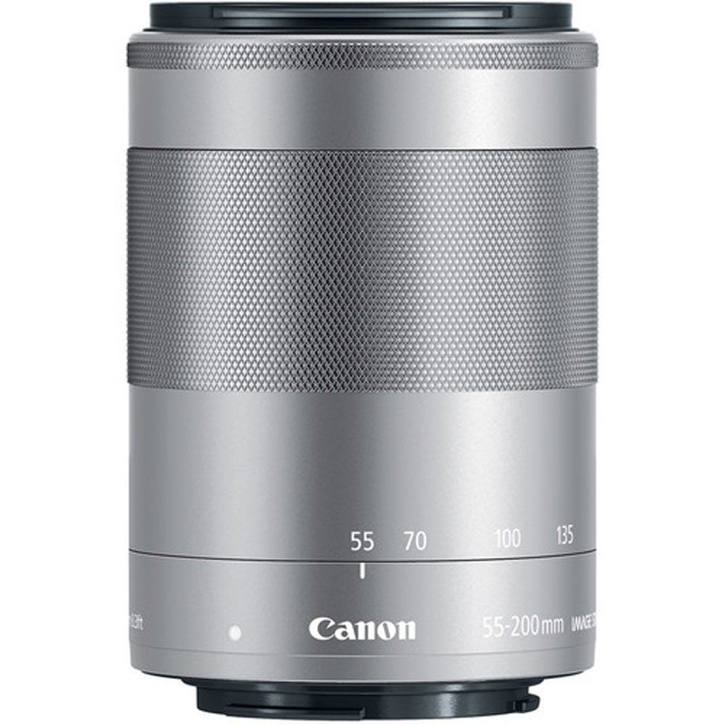 Canon EF-M 55-200mm 1:4,5-6,3 IS STM silber aus Set