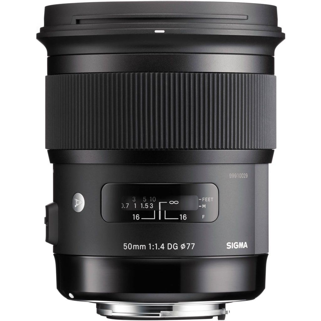 Sigma 50mm 1:1,4 DG HSM Art für Sony A-Mount + Sony LA-EA3 Objektivadapter für Sony E-Mount Kameras