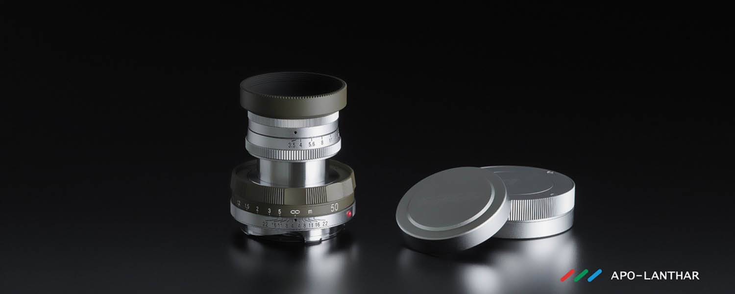 Voigtländer APO-LANTHAR 50mm F3,5 VM Limited Edition silber-olive