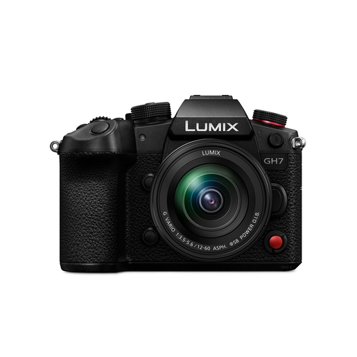 Panasonic LUMIX DC-GH7 Gehäuse (DC-GH7E) + Lumix G Vario 12-60mm 1:3,5-5,6 ASPH. Power OIS