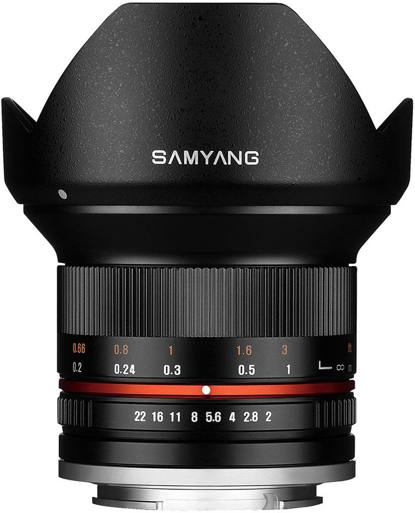 Samyang 12mm 1:2 NCS CS Fuji X schwarz