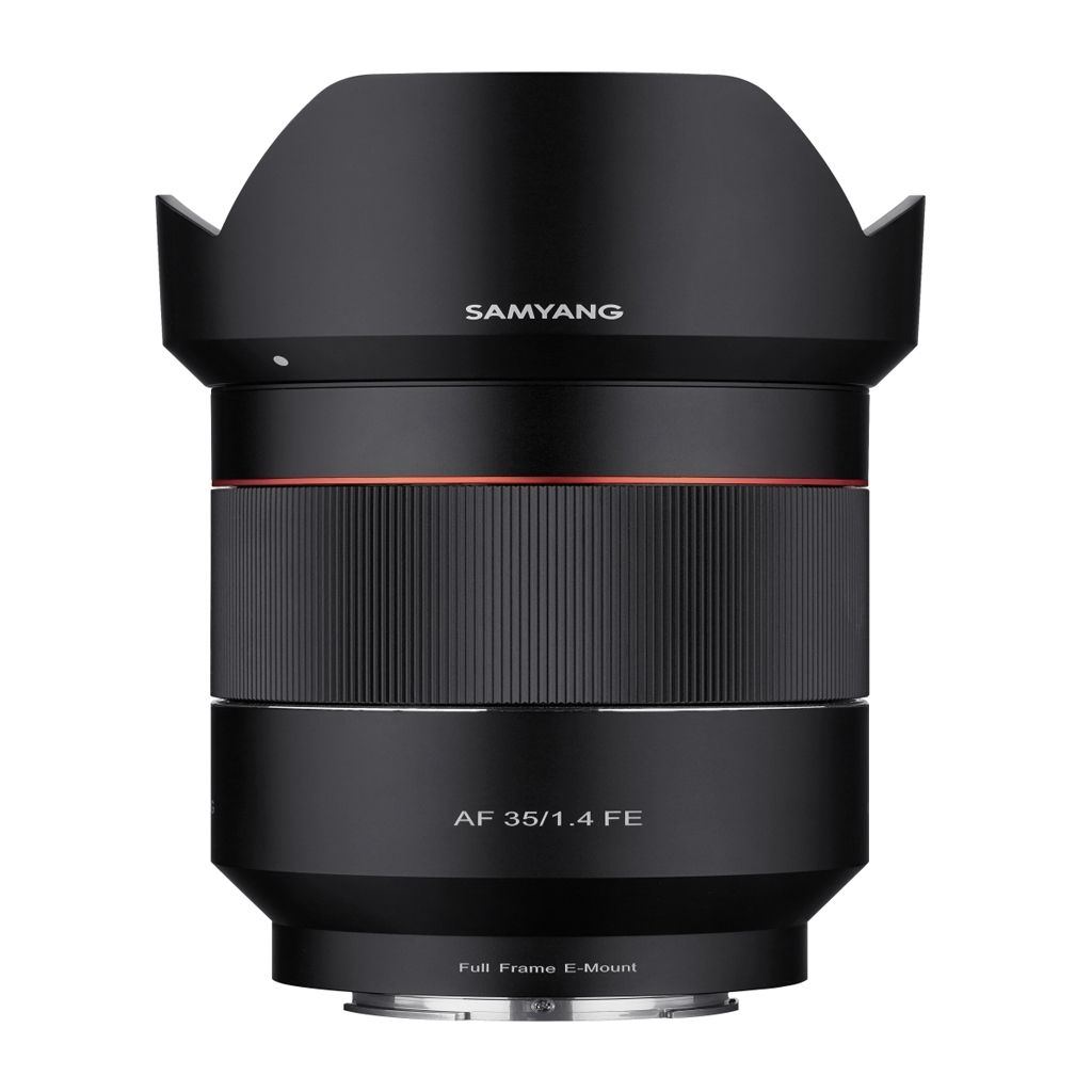 Samyang AF 35mm 1:1,4 FE + Lens Station für Sony E