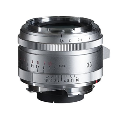 Voigtländer VM 35mm 1:1,5 Nokton Vintage Line asph. Type II silber