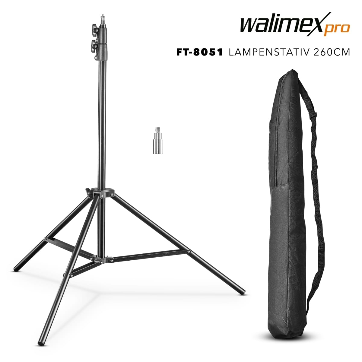 Walimex Pro FT-8051 Lampenstativ 260cm